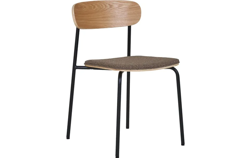 House Nordic Stuhl Estepona 2 pieces, 77 x 51 cm, brown