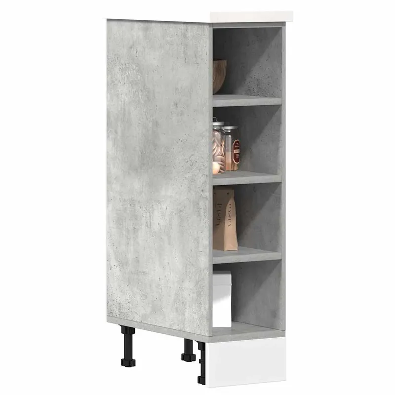 Meuble bas "Riga" Gris béton 20 x 44,5 x 81,5 cm Bois d'ingénierie