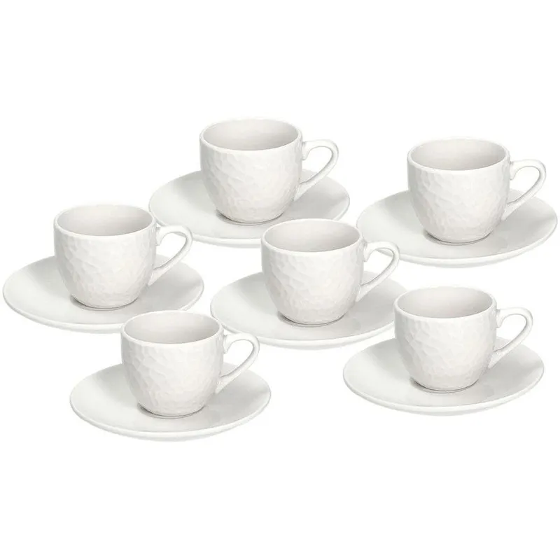 Tognana Tasse espresso Golf 90 ml, 6 pièces, Blanc