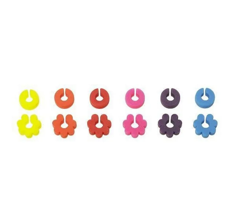 Lurch Glasmarkierer Silikon Set multicolour