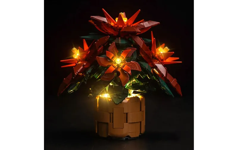 BrickBling LED Licht Set pour LEGO Weihnachtsstern (10370) Kunsttissu