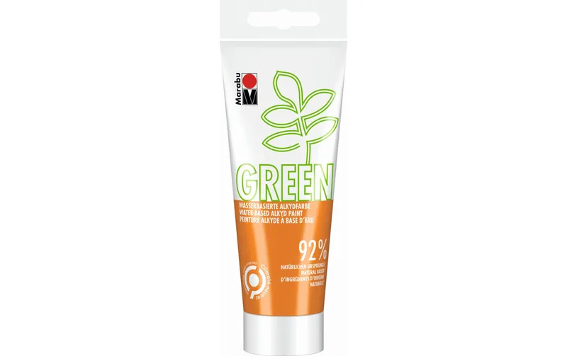 Marabu Bastelfarbe Alkydfarbe Green Orange, 100 ml
