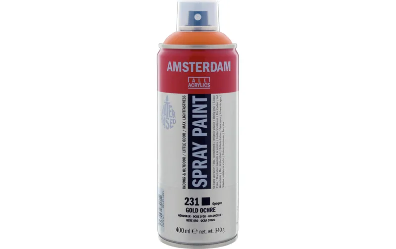 Amsterdam Acrylspray 231 Gold ocker deckend, 400 ml 400 ml, Gold