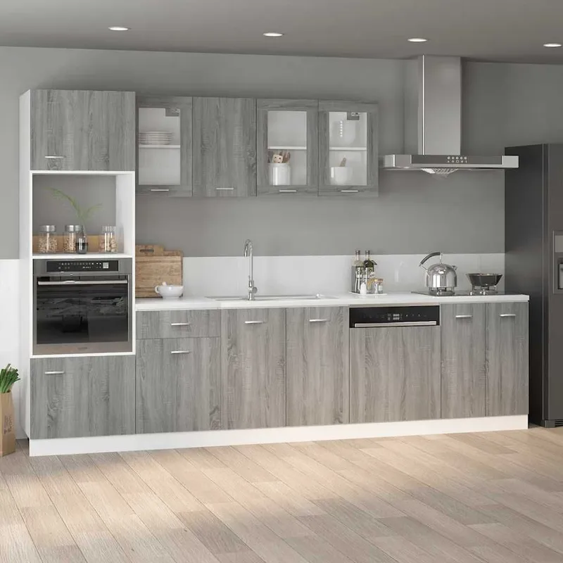 Unterschrank Lyon Grau Sonoma 60x46x81,5 cm Holzwerkstoff