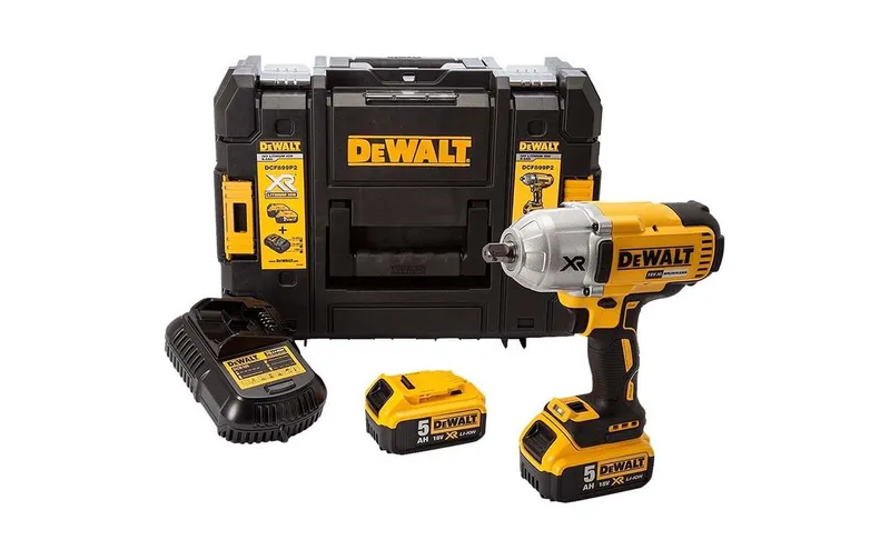 DEWALT Akku-Schlagschrauber 1/2" 18 V DCF899P2 2x 5 Ah Akku