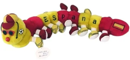 Plüsch Raupe Spanien