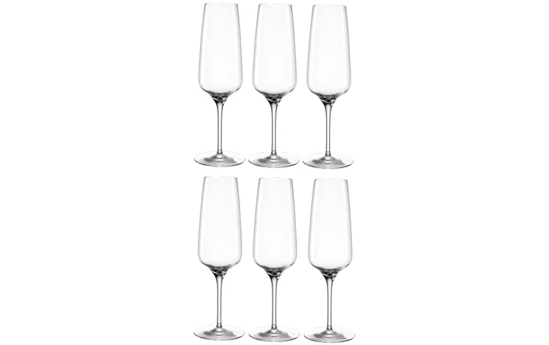 LEONARDO Sektglas Cesti 240 ml, 6 pieces, transparent/grey