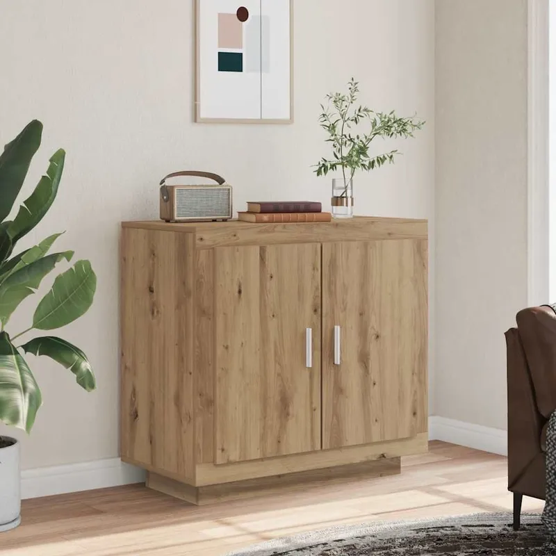 Sideboard Artisan-Eiche 80x40x75 cm derivato del legno