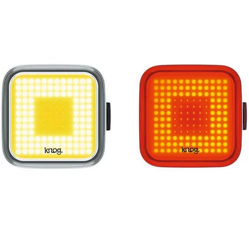 knog. Velolampe Blinder Square Twinpack Lichtset