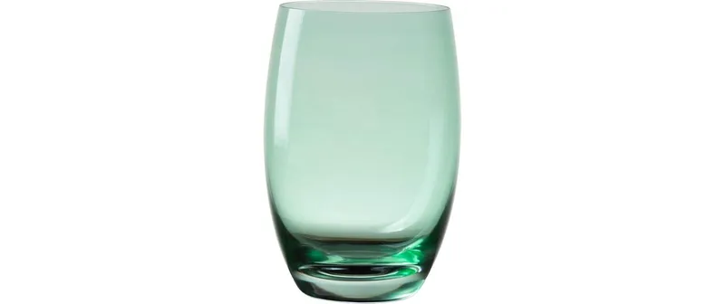 Lunasol Trinkglas Optima Color Tumbler 460 ml Barrel Hellgrün