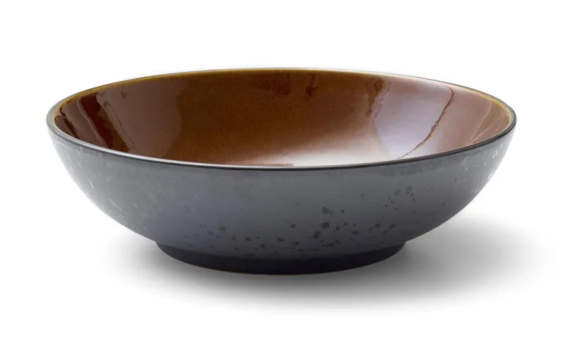 Bitz Salatschüssel 24 cm, black/Amber