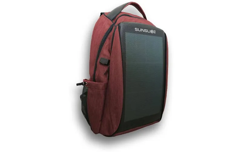 SunSlice Zenith – Solar Backpack – Rot 8 W