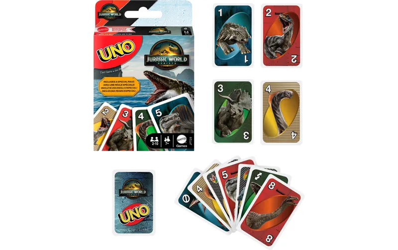 Mattel Spiele Kartenspiel UNO Jurassic World 4