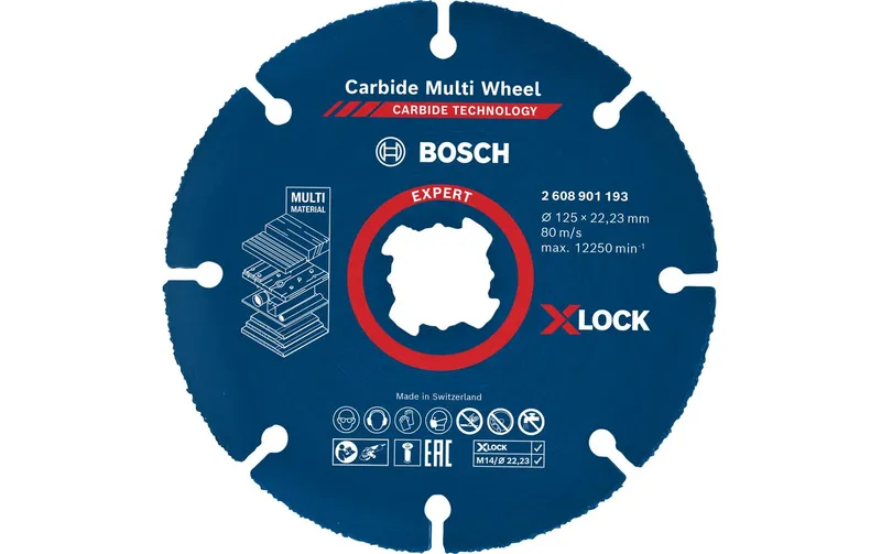 Bosch Professional Trennscheibe X-LOCK Expert Carbide 125 mm