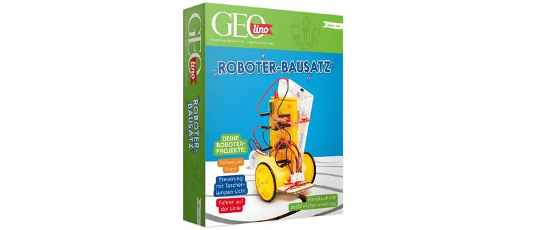 Franzis Experimentierkasten GEOLINO Roboter-Bausatz, Deutsch