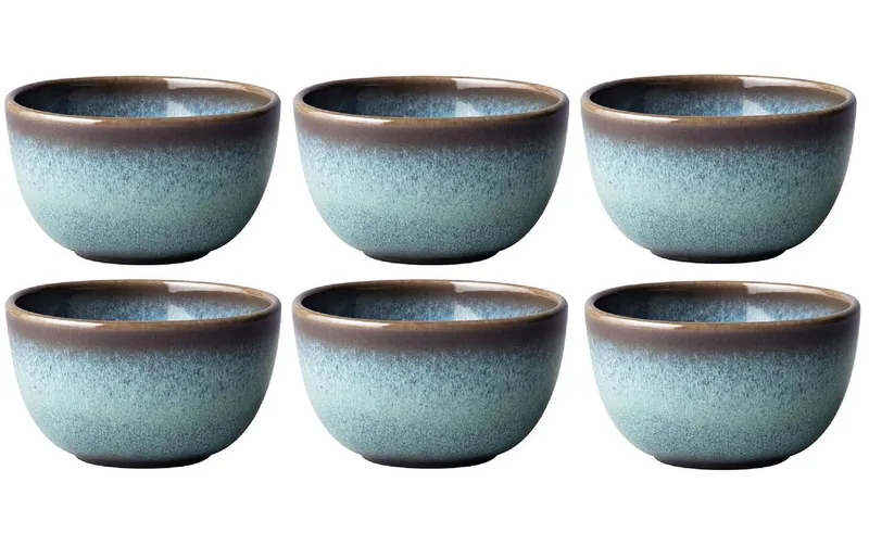 Villeroy & Boch Snackschale Lave 10 cm, 1 pieces, Türkis/Hellblau