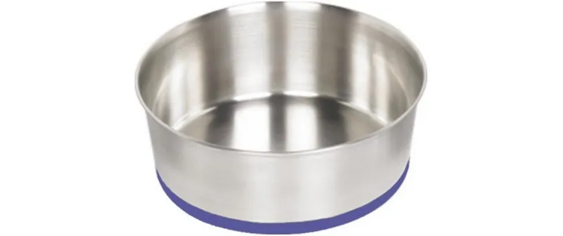 Nobby Edelstahlnapf Heavy 2.8 l, 24 cm, rutschfest