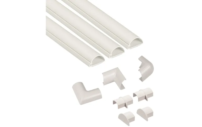 STEFFEN Kabelkanal D-Line 30 x 15 mm, 1 m, Weiss
