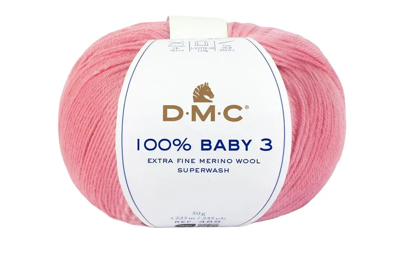 DMC Wolle 100% Baby 3 Babyrosa