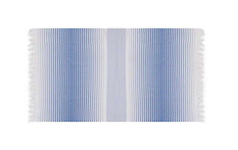 Foutastic Strandtuch Golge Weiss, Blau