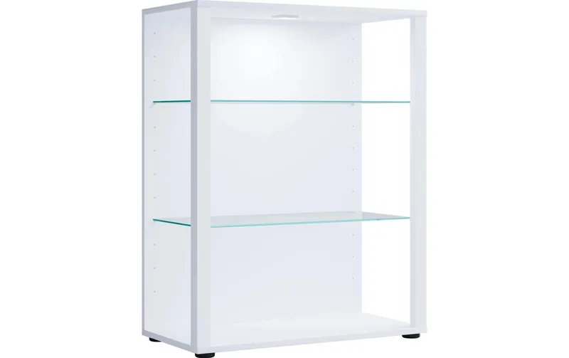 VCM Vitrine Glasol L 70 x 90 cm, white
