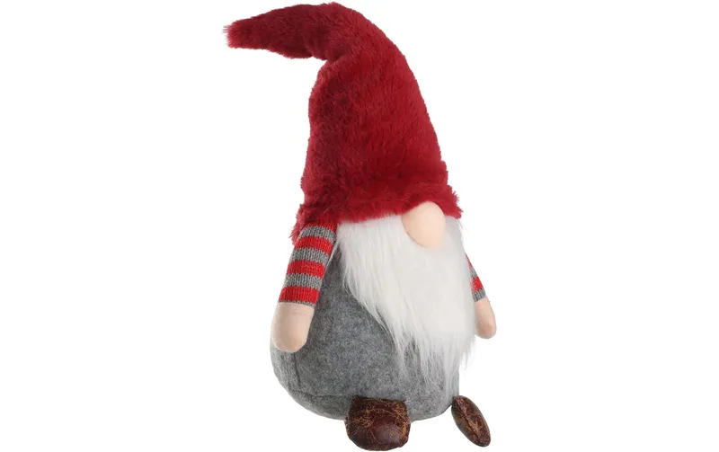 EGLO Weihnachtsfigur Ikara 35 cm, gris/rouge