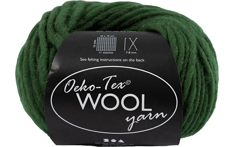 Creativ Company Wolle Oeko-Tex 50 g, green