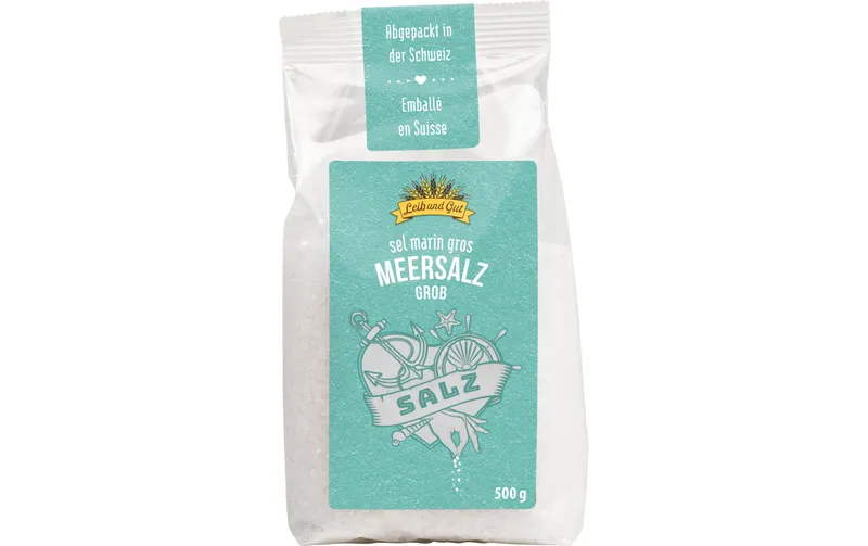 Leib and Gut Gewürz Meersalz grob 500 g