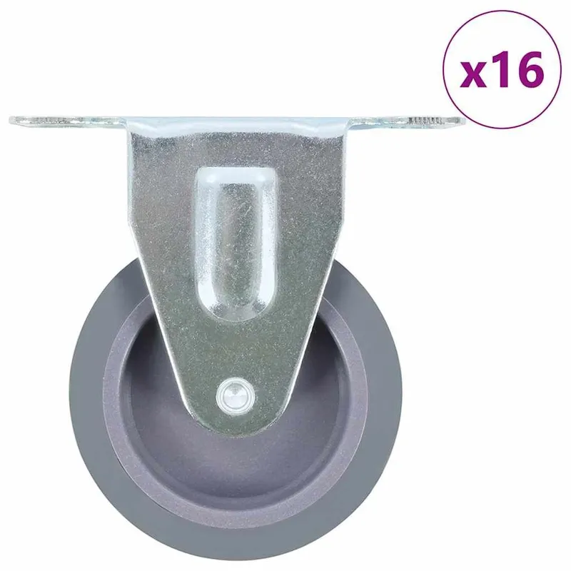 16 Stk. Bockrollen 75 mm