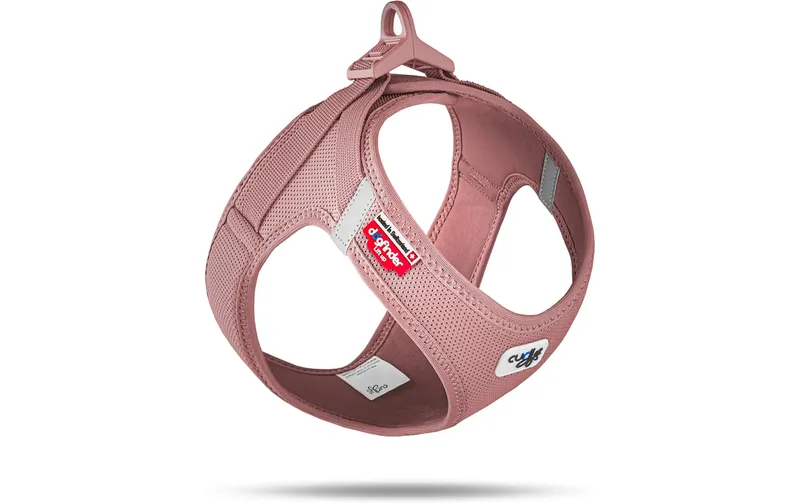 curli Vest Harness curli Clasp Air-Mesh Rose S