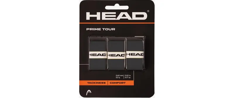 HEAD Over Grip Prime Tour 3er-Pack Schwarz