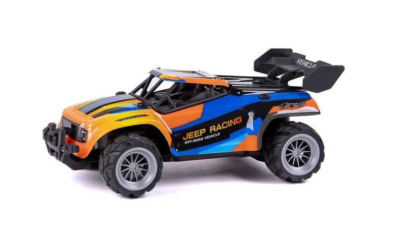 TEC-TOY Buggy Jeep Racing blu/Orange, 1:18