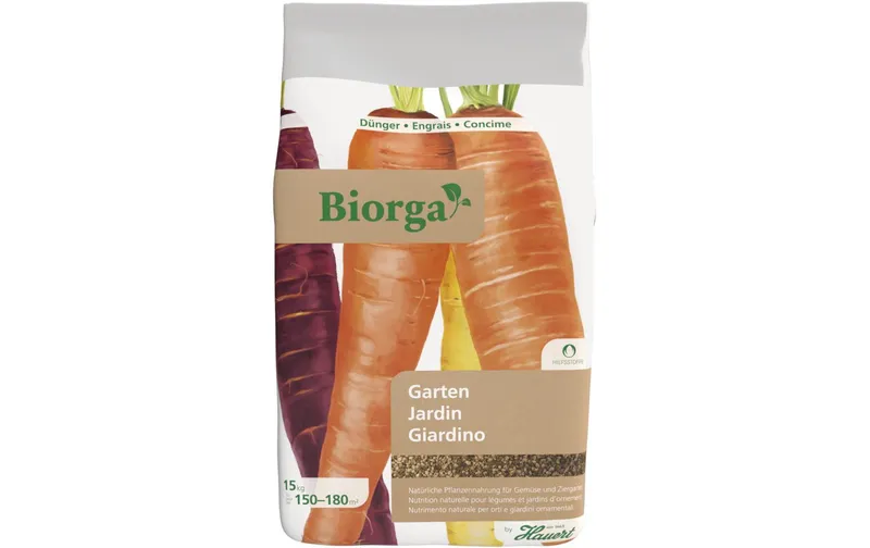 Hauert Biorga Gartendünger per Gemüse e Blumen, 15 kg