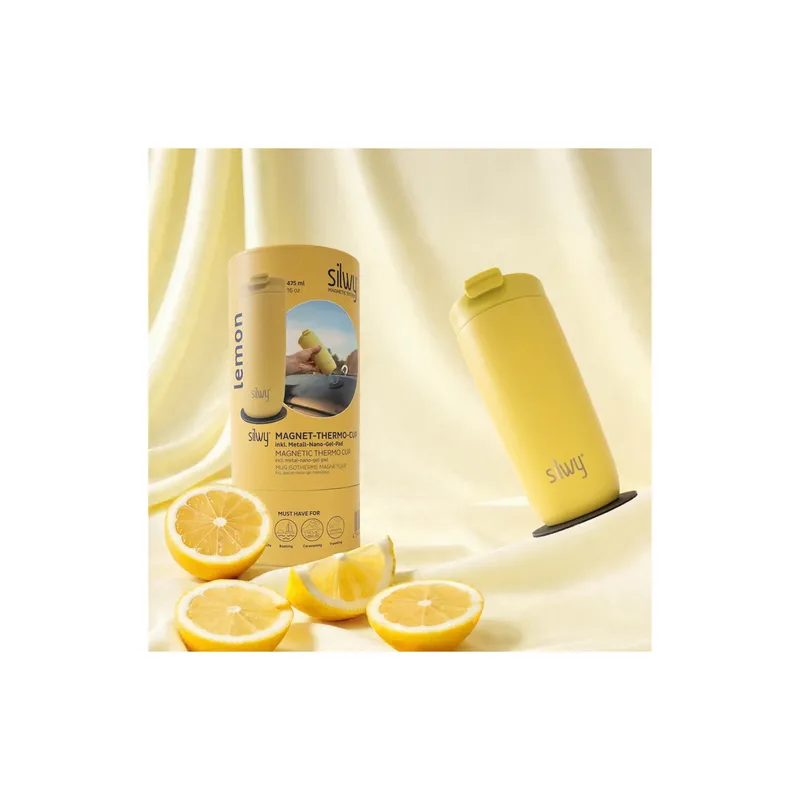 Silwy Magnet-Thermo-Cup LEMON