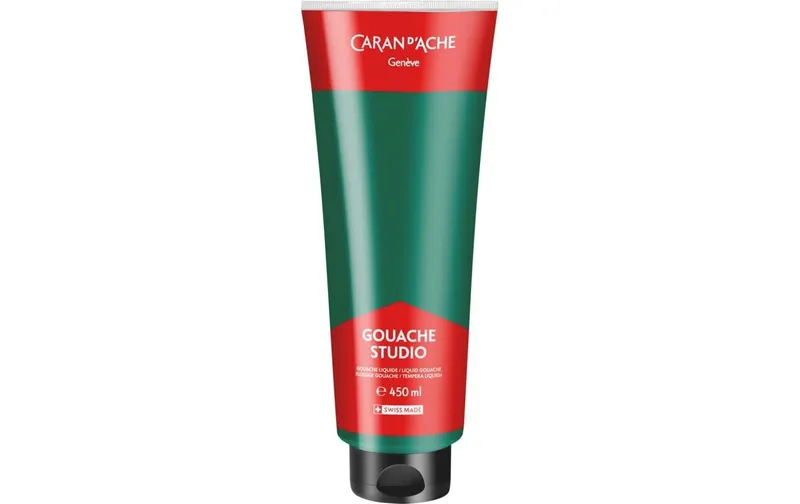 Caran d'Ache Wasserfarbe Gouache Studio 450 ml, Smaragdgrün