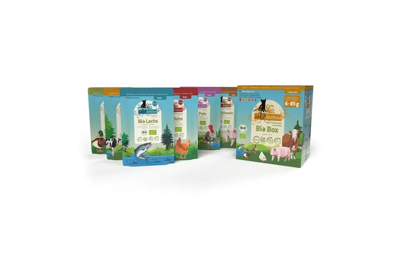 catz finefood Nassfutter Bio Collection, 6 x 85 g