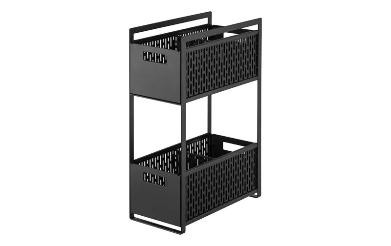 Yamazaki Aufbewahrungskorb Tower noir