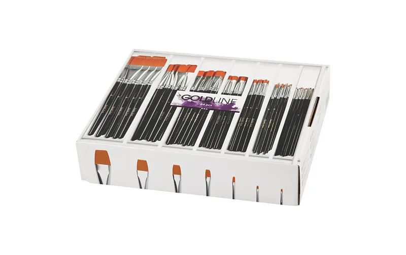 Creativ Company Nylonhaarpinsel Nylonhaar 84 pieces