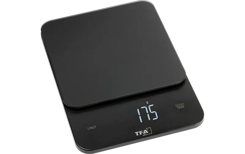 TFA Dostmann Küchenwaage Brownie nero