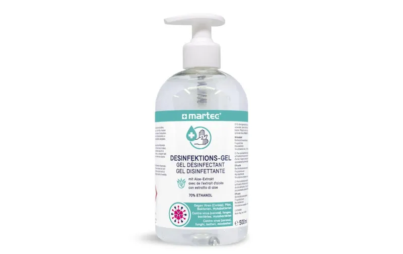 Martec Desinfektionsgel per die Hände con Aloe-Extrakt 500 ml