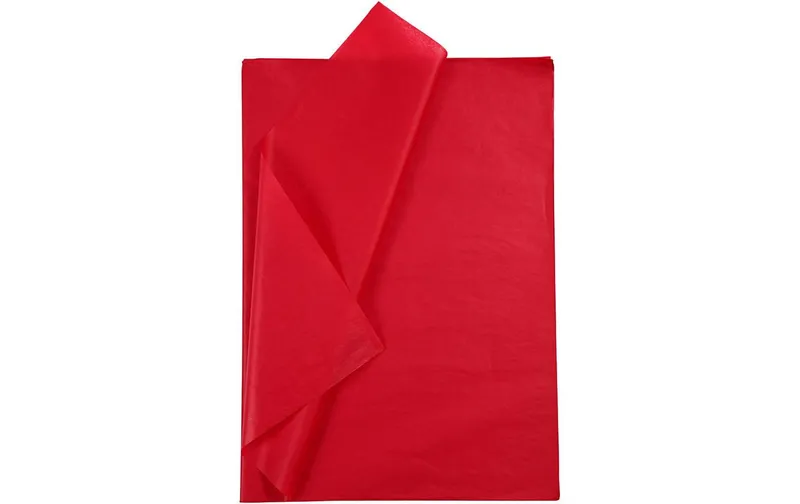 Creativ Company Seidenpapier 50 x 70 cm, 25 Blatt, rouge