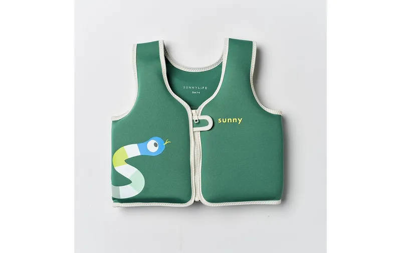 Sunnylife Float Vest 2-3 Into the Jungle Green