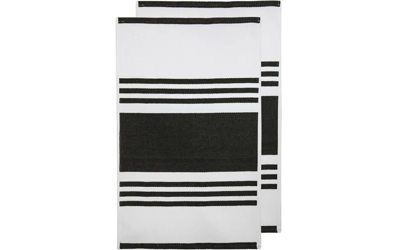 Ladelle Geschirrtuch Lennox 50 x 70 cm, 2 pieces, black/white