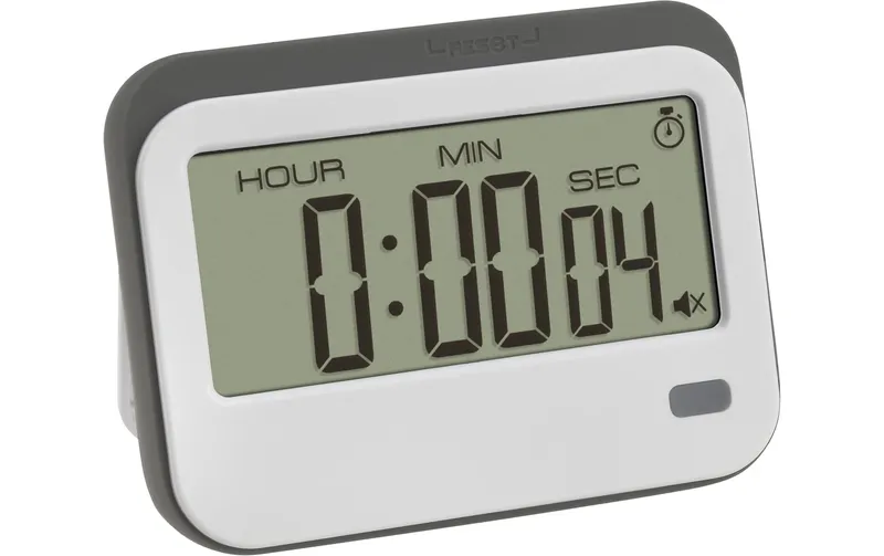 TFA Dostmann Misuratore di Tempo Breve Grigio/Bianco