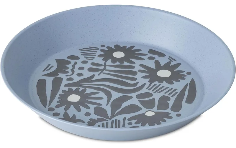 Koziol Suppen- & Pastateller Blomster 4 pezzi, blu