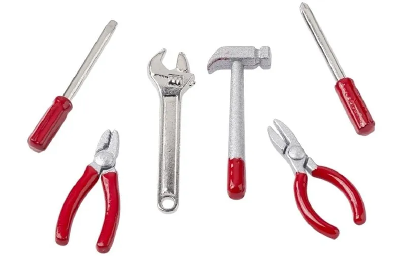 HobbyFun Mini-Utensilien Werkzeug Set 6 pieces, sortiert
