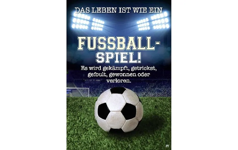 Depesche Musikkarte beweglich Geburtstag, Fussball