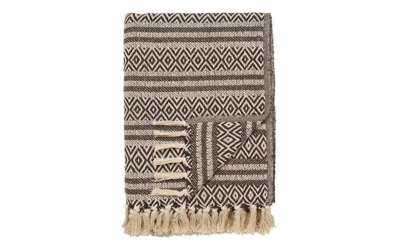 House Nordic Adana Plaid 130 x 180 cm, brun