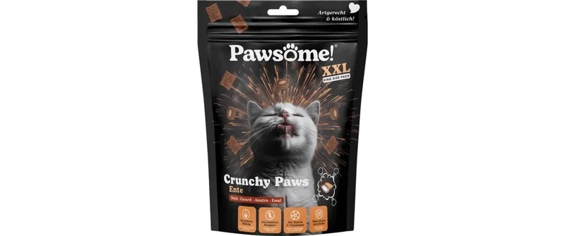 Pawsome Cat Crunchy Paws Ente 150 g