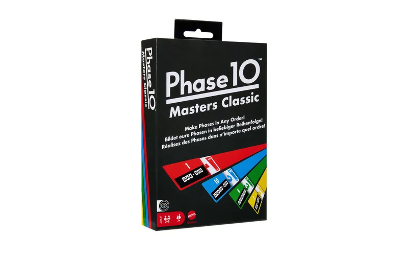 Mattel Spiele Kartenspiel Phase 10 Masters Classic